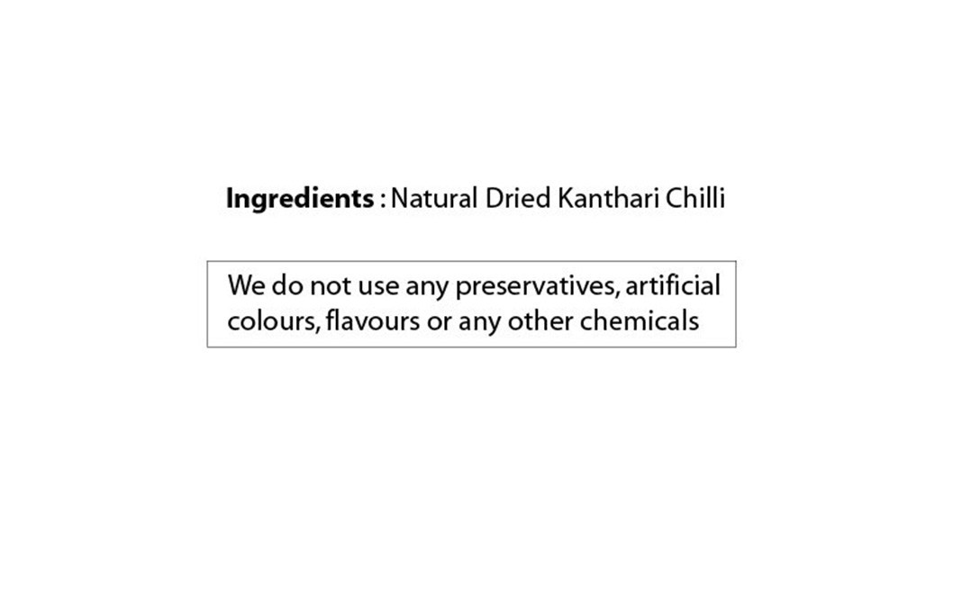 Flavourlite Dried Kanthari Chilli (Bird's eye chilli)   Pack  50 grams